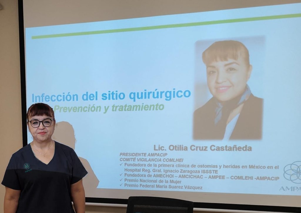 Lic. Otilia Cruz Castañeda en Susalá, Mérida, Yucatán con prevención de lesiones en la piel