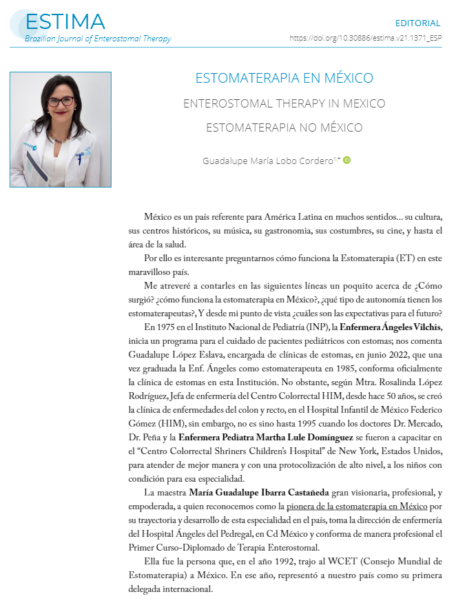 ESTOMATERAPIA EN MÉXICO